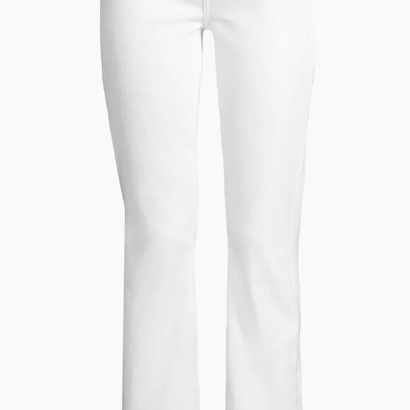 Jen7 by 7 For All Mankind. White Slim Boot Cut Jean, NEW Size 10 - Picture 7 of 8